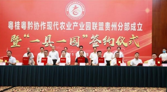 粤桂粤黔协作签约-丰收节交易会·李喜贵：谋定一县一园产业园